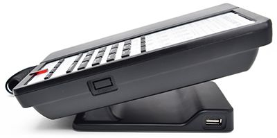 Side view of the E Series USB phones